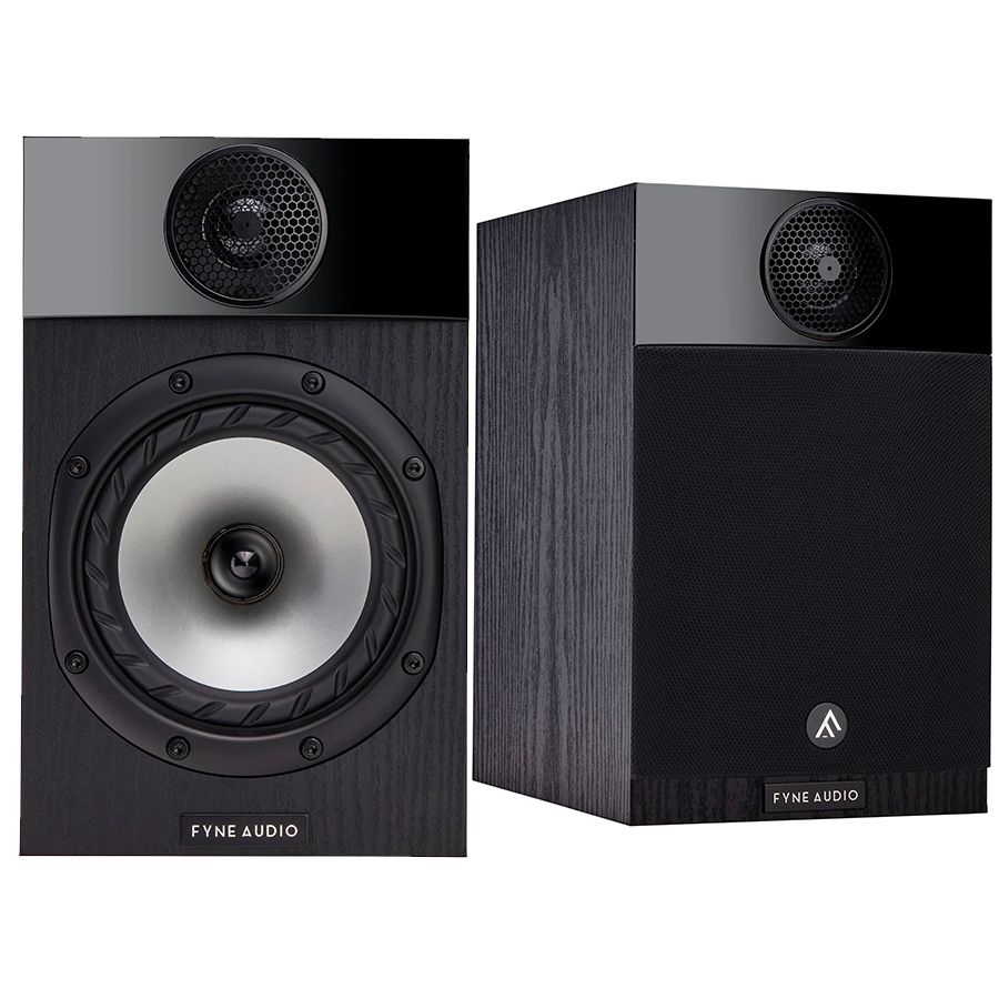 Fyne Audio F300 Bookshelf Speakers (Black Ash)